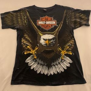 vintage 1996 harley davidson tshirt